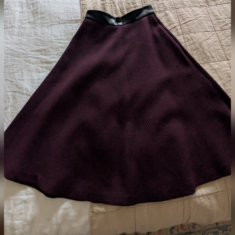 Banana Republic Dark Purple Women's Skirt